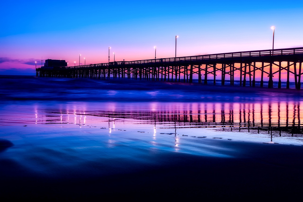 Image - newport beach california sunset