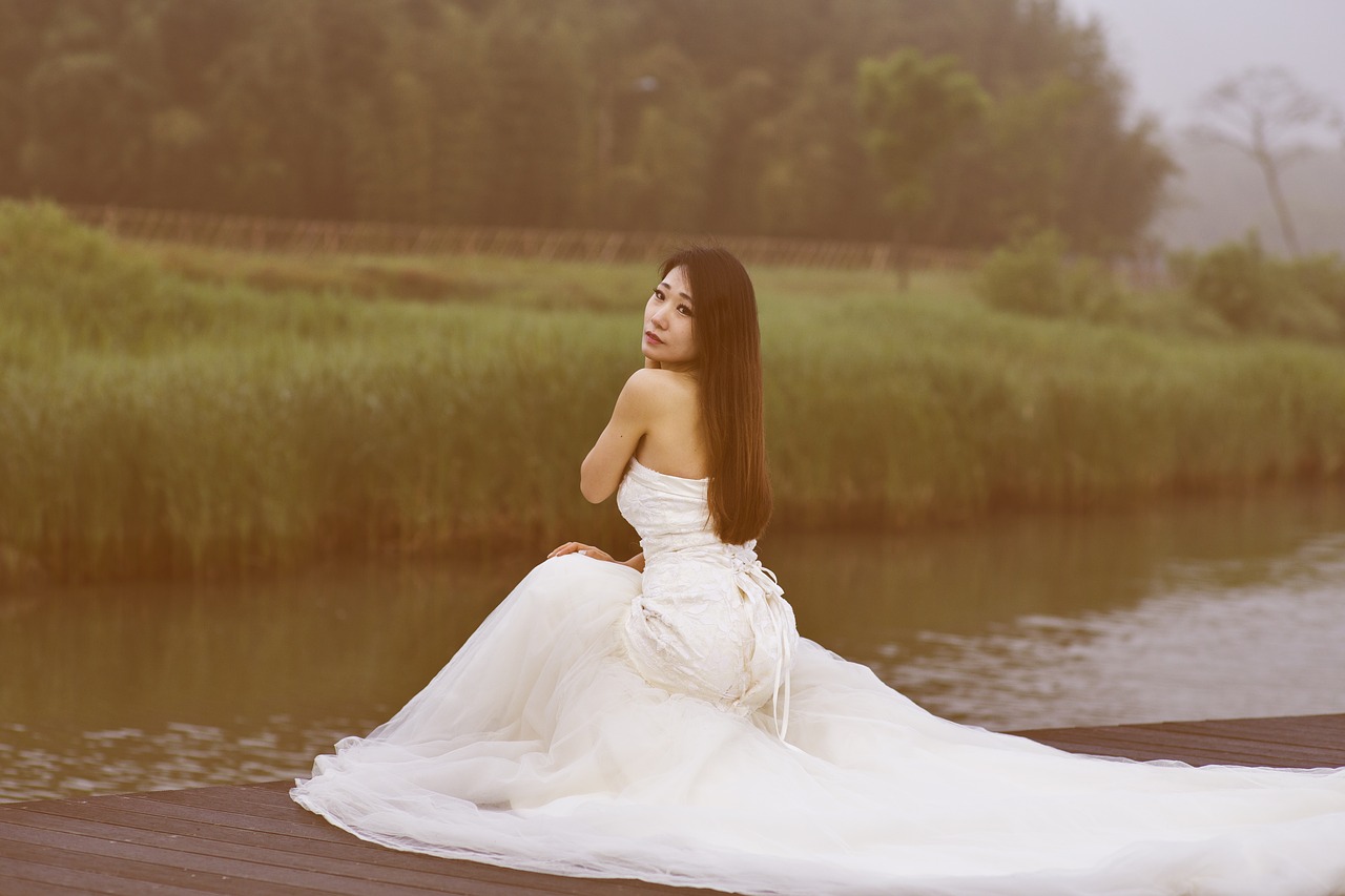 Image - flowers dress up woman