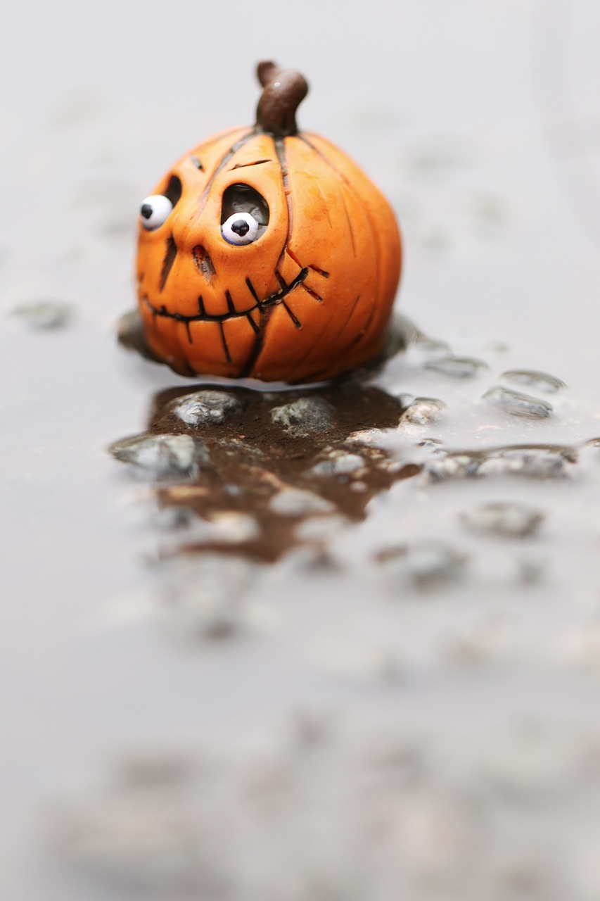 Image - miniature figure pumpkin tiny