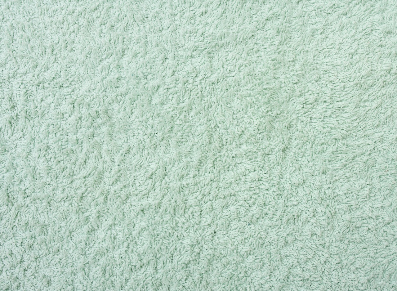 Image - turquoise towel close up abstract