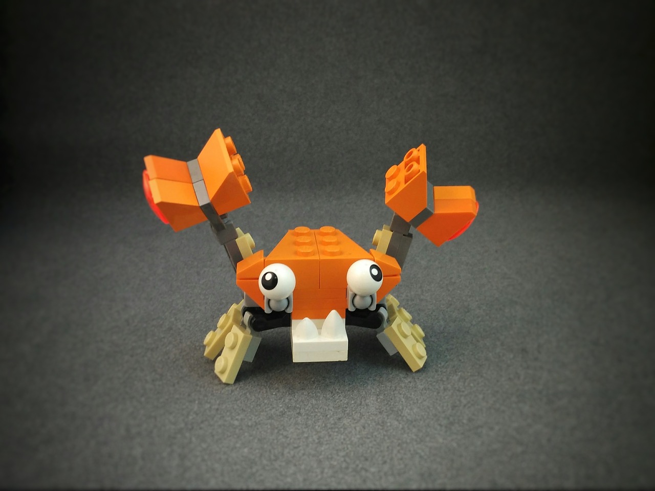 Image - crab lego orange animal