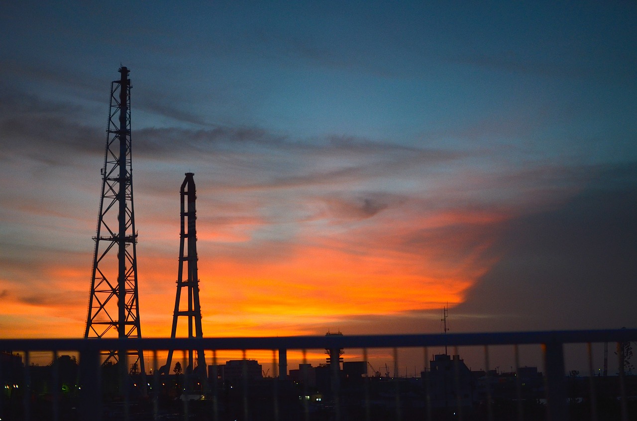 Image - sunset okinawa landscape