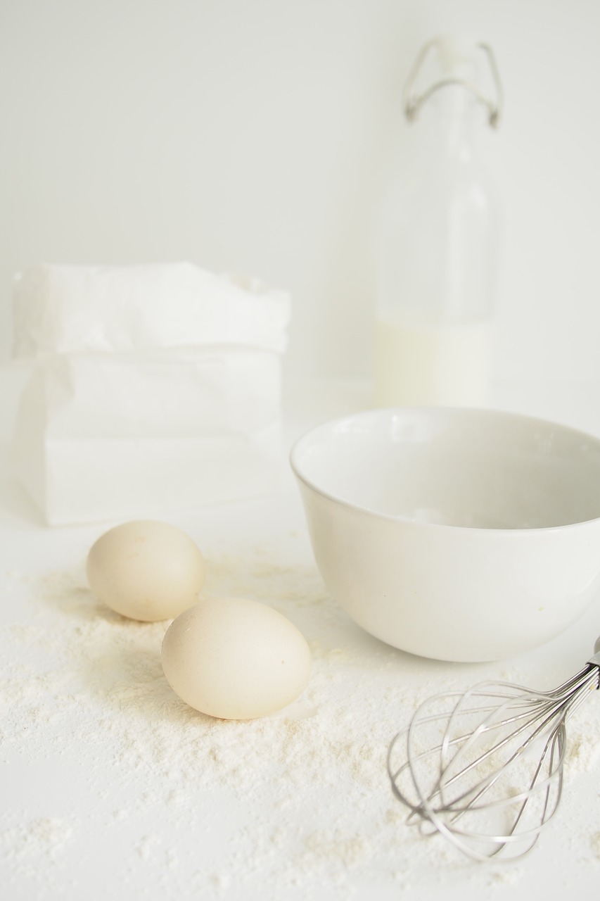 Image - egg flour foodphotography