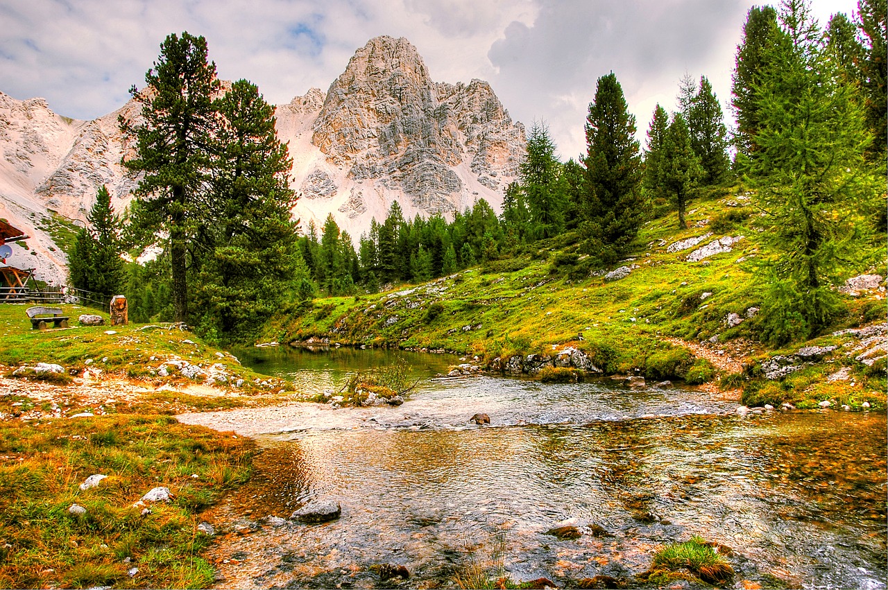 Image - dolomites fanes landscape mountains