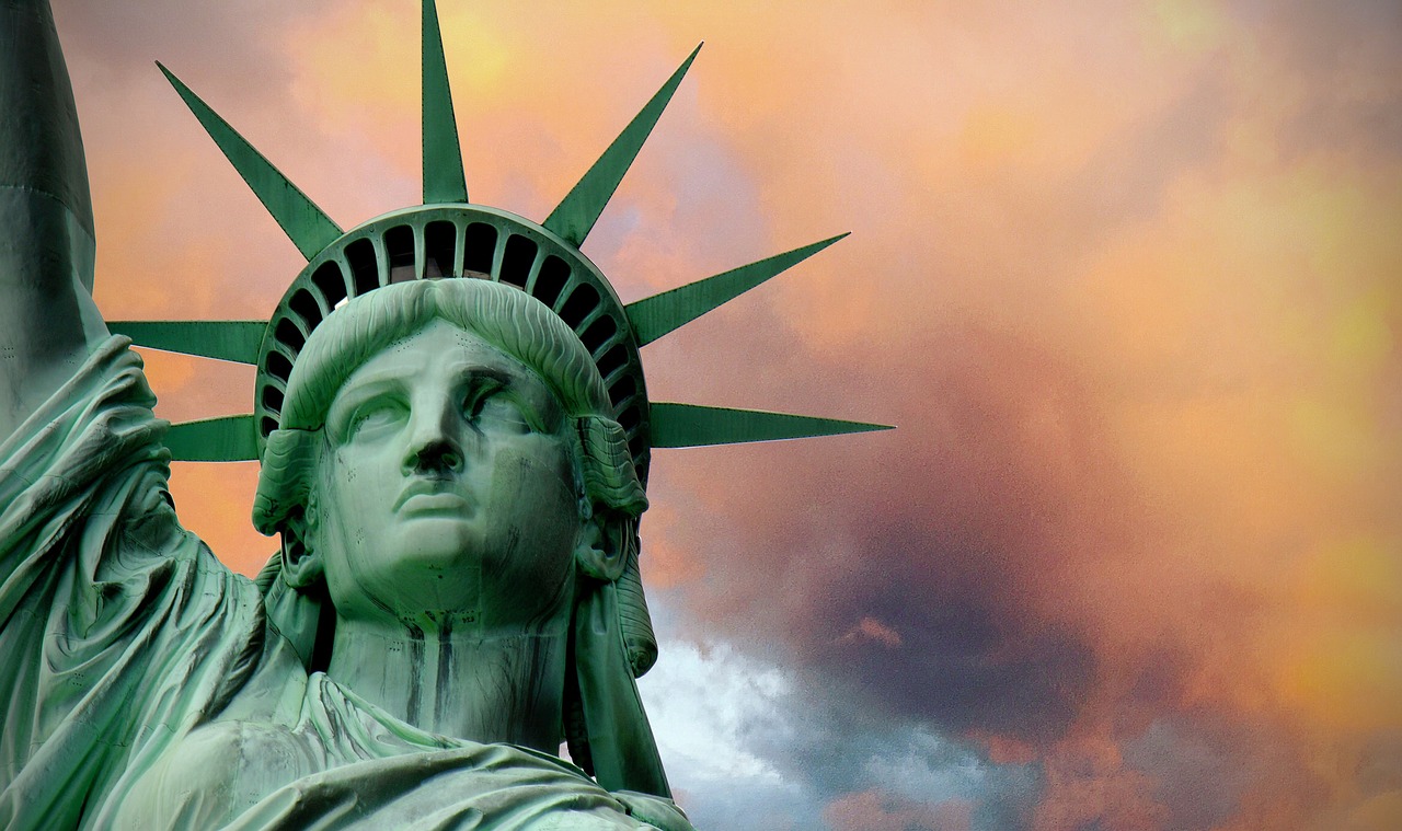 Image - statue of liberty turmoil stormy