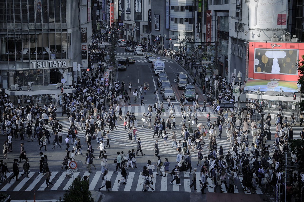 Image - shibuya intersection skyline