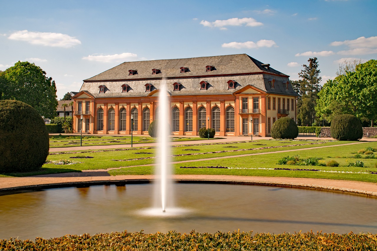 Image - orangery architecture fountain