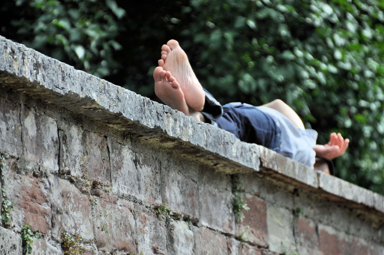 Image - relax wall rest stone nature