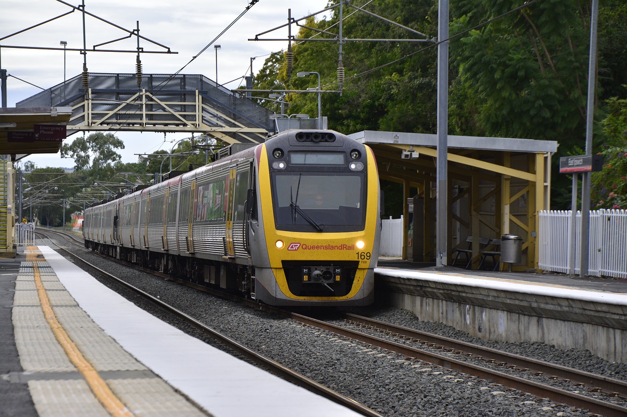 Image - brisbane rail train ipswich travel