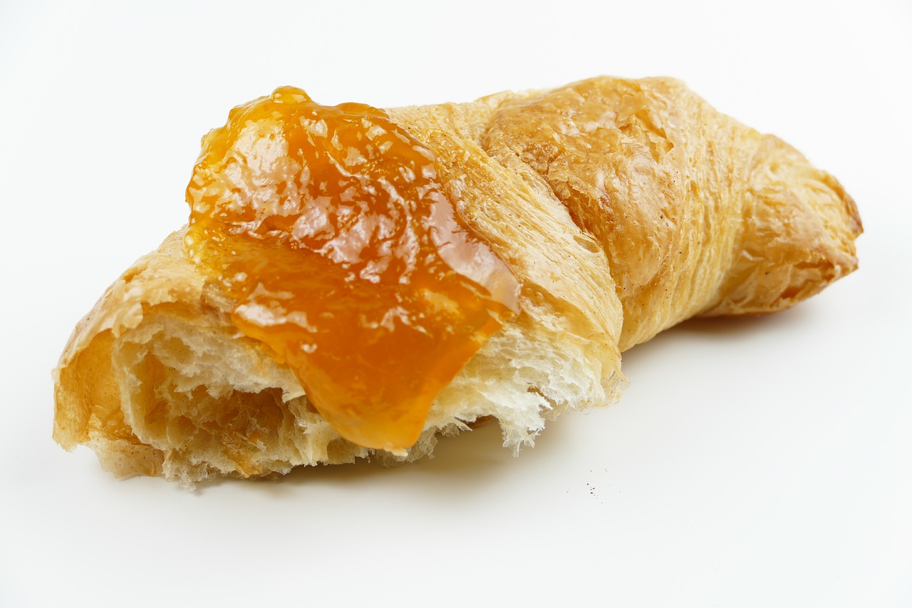 Image - croissant jam sweet delicious