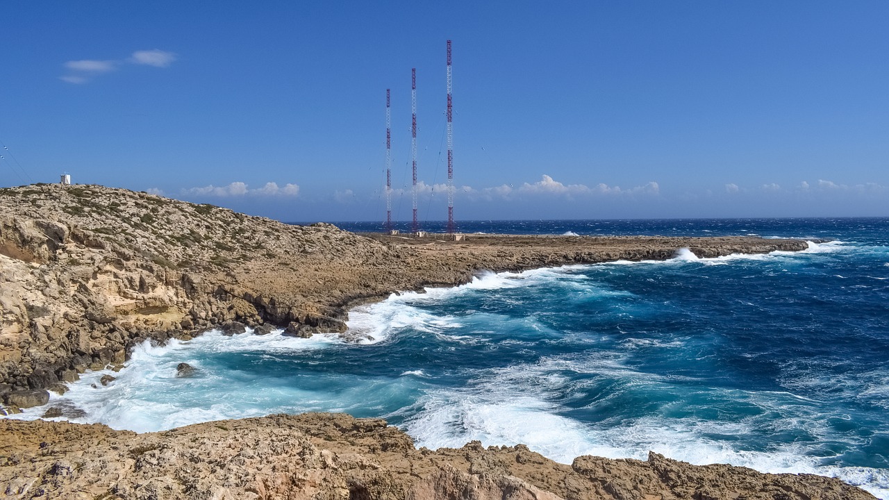 Image - rocky coast waves sea rough sea