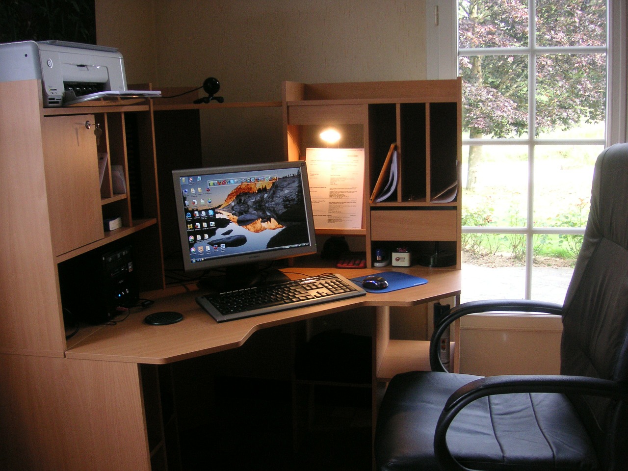 Image - work space home office office space