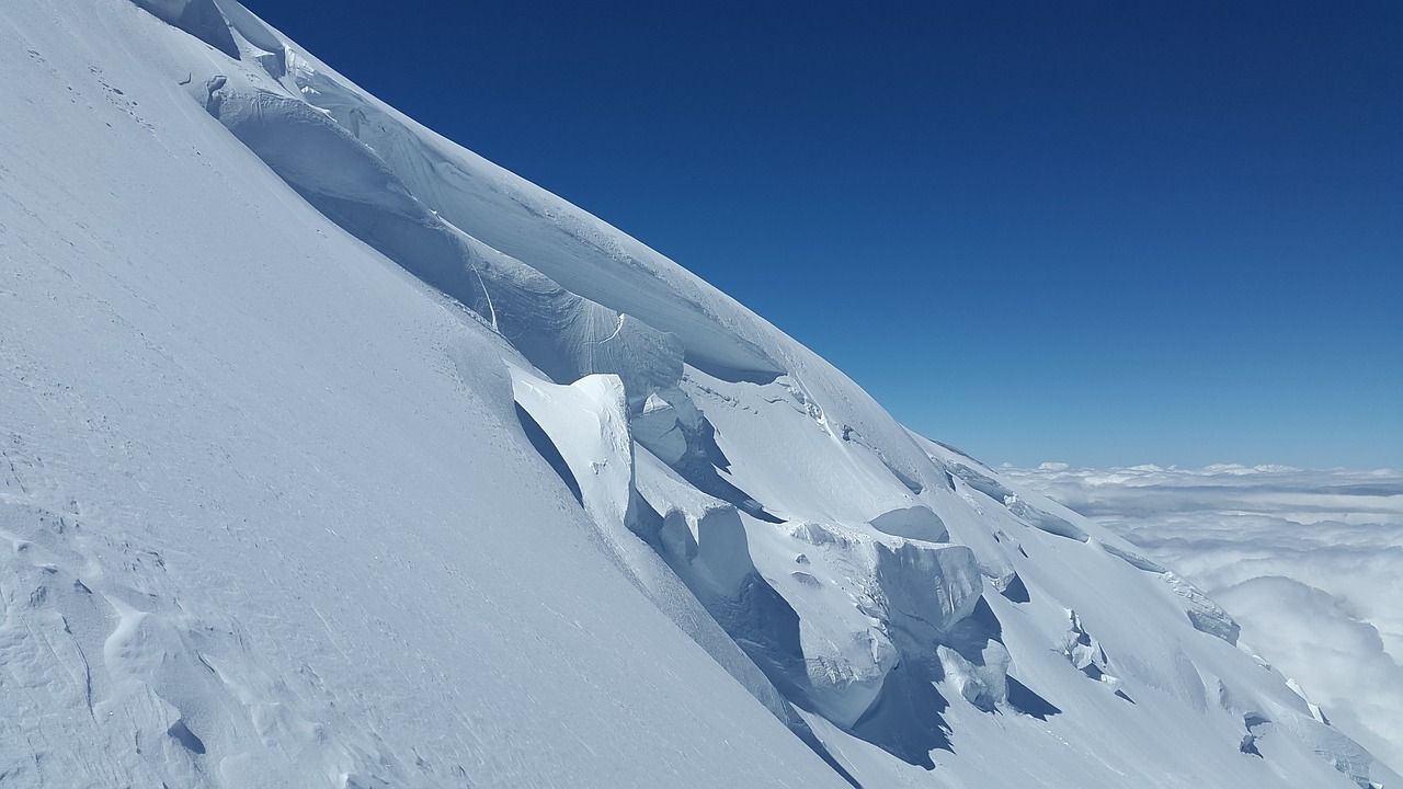 Image - glacier crevasses seracs