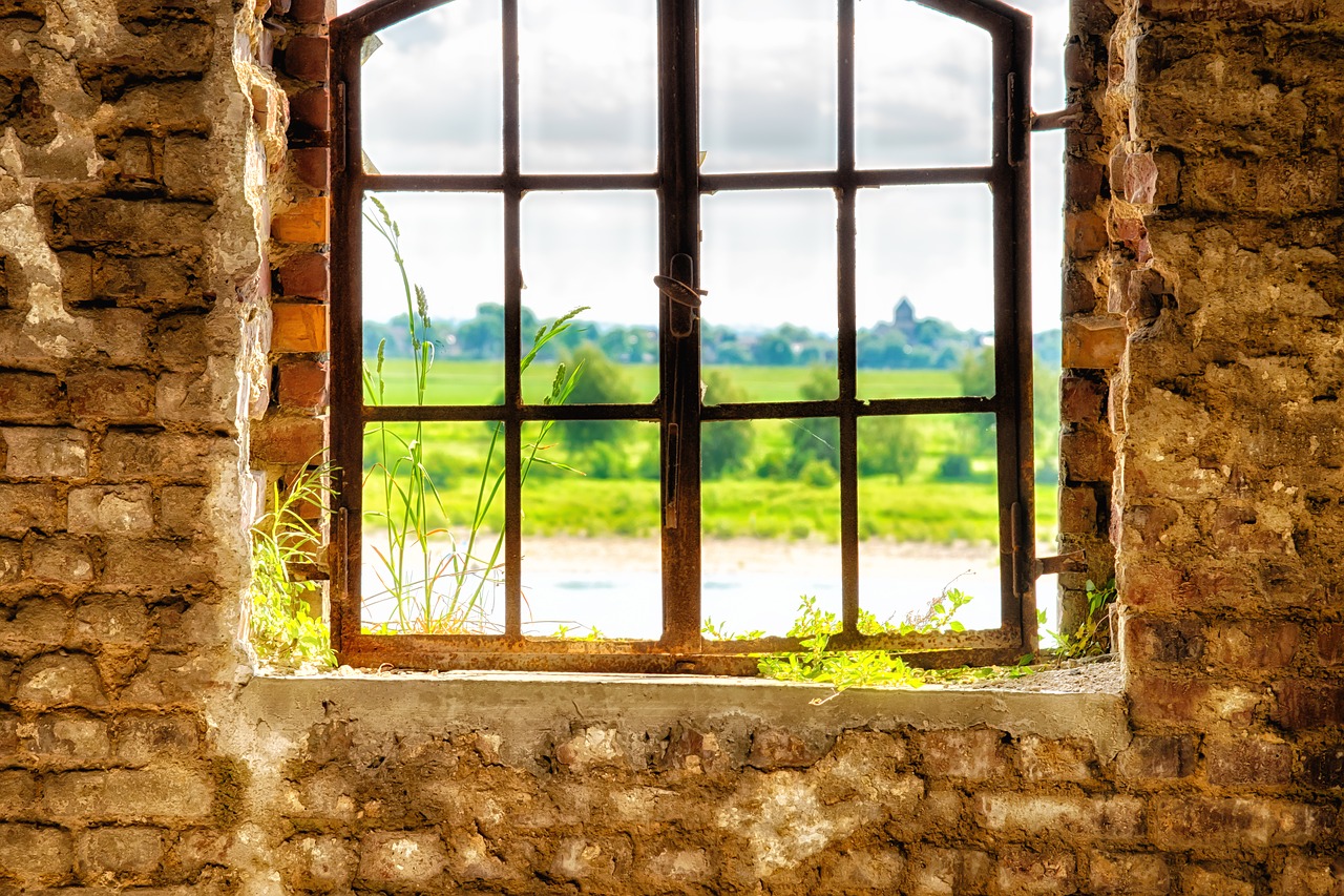 Image - lost places window wall view