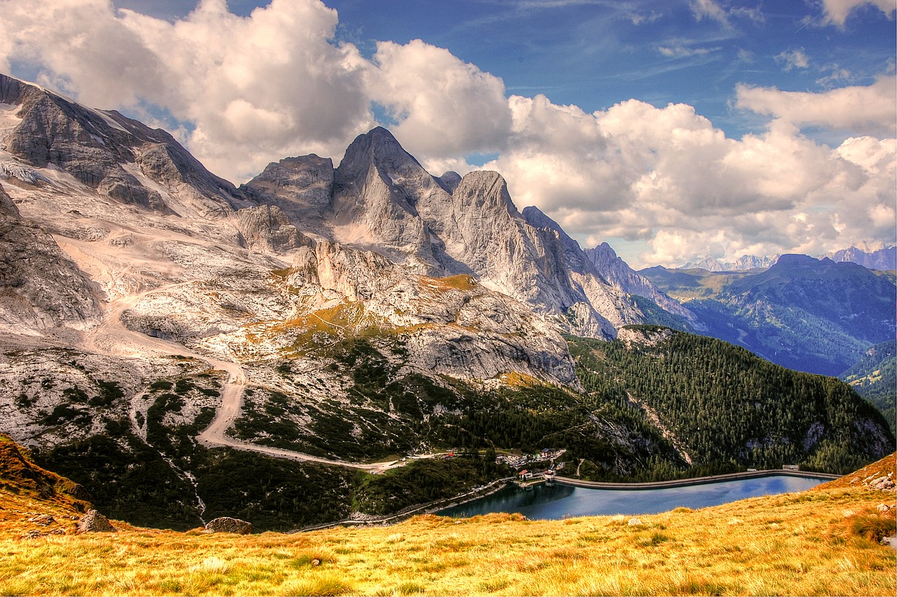 Image - dolomites marmolada mountains