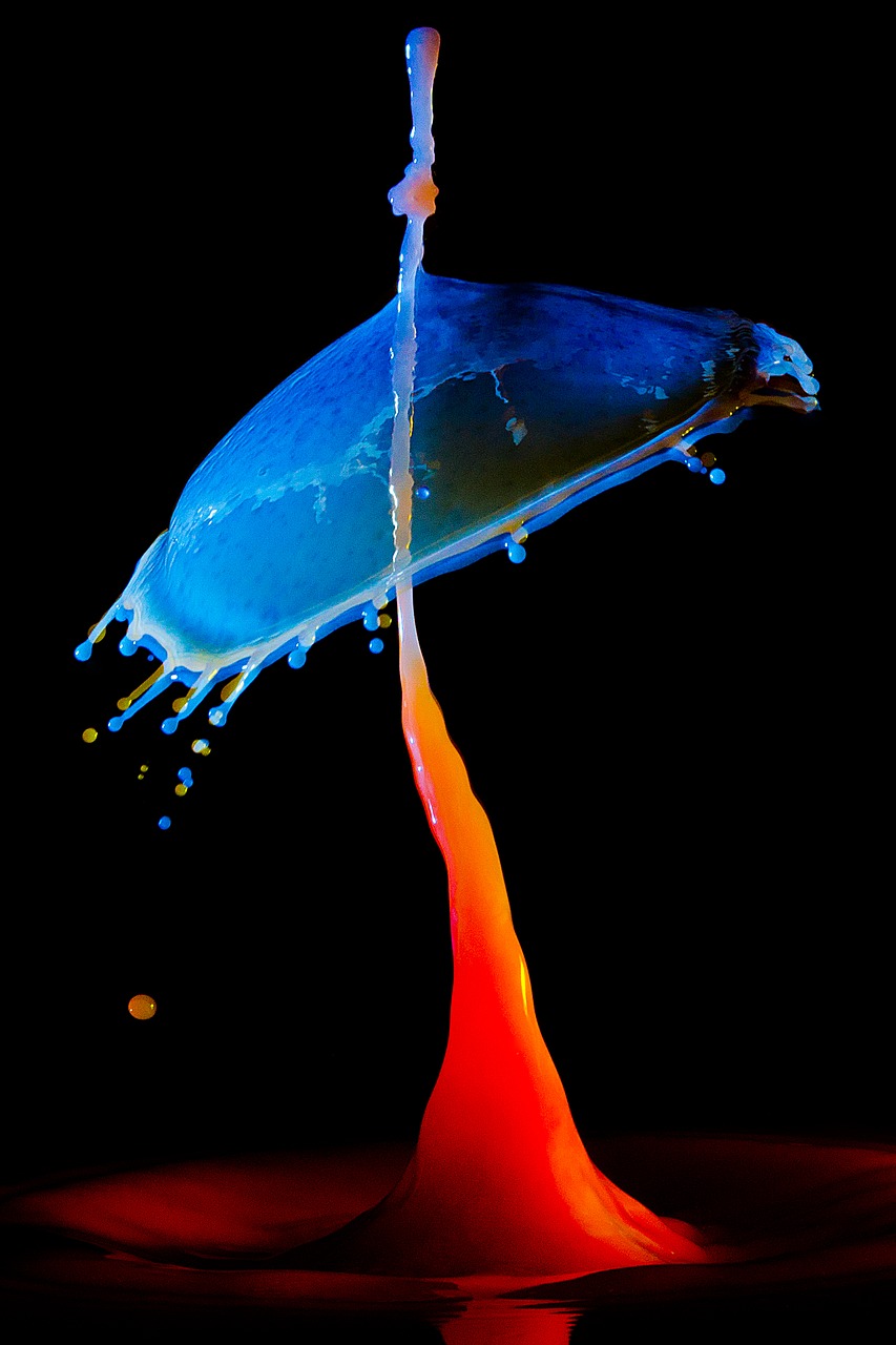 Image - water drops studio droplets