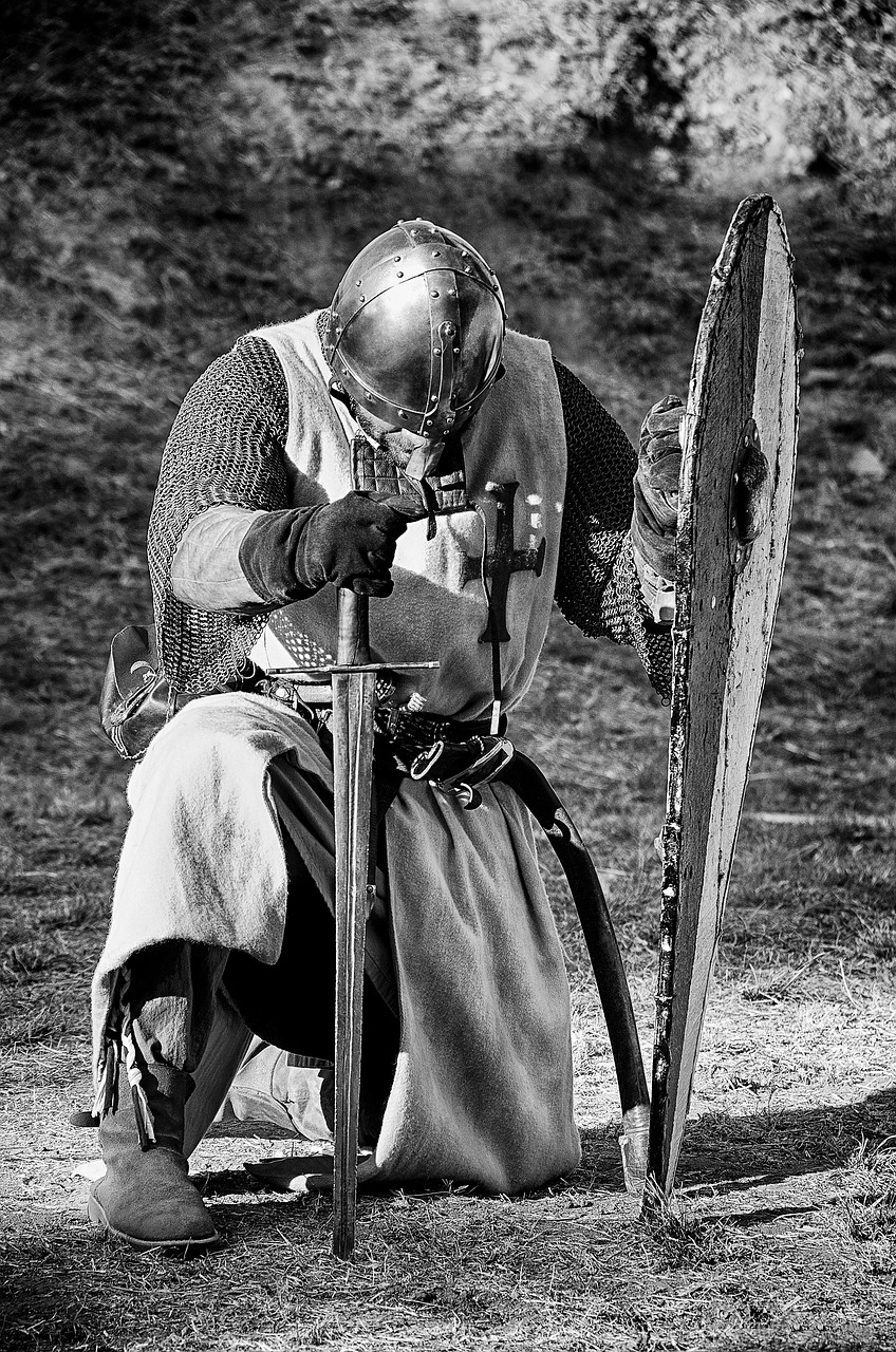 Image - medieval knight fight sword