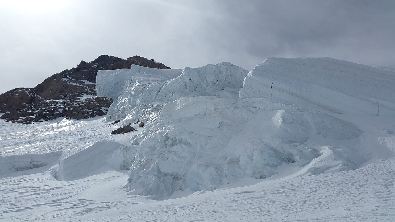 Image - glacier seracs high mountains