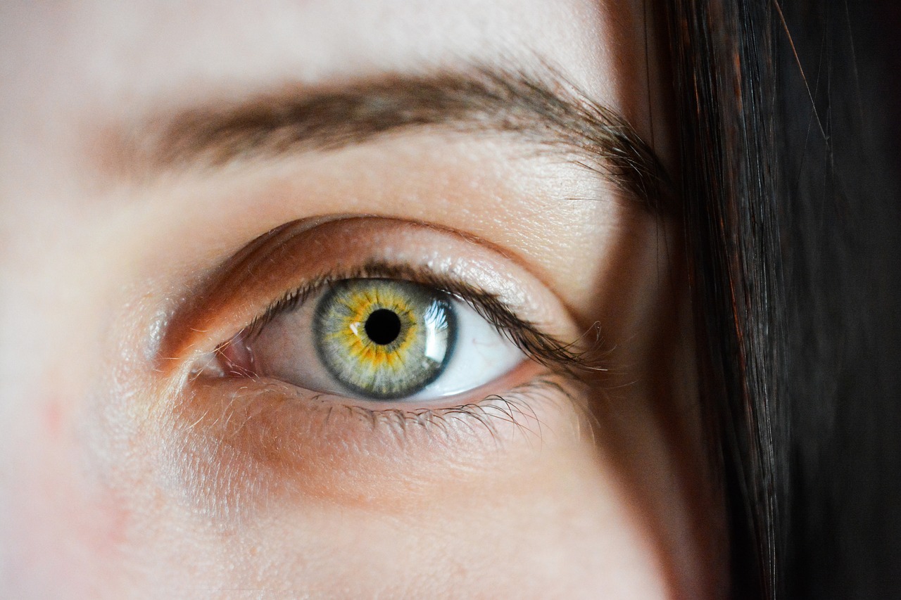 Image - eye iris algae macro blur natural