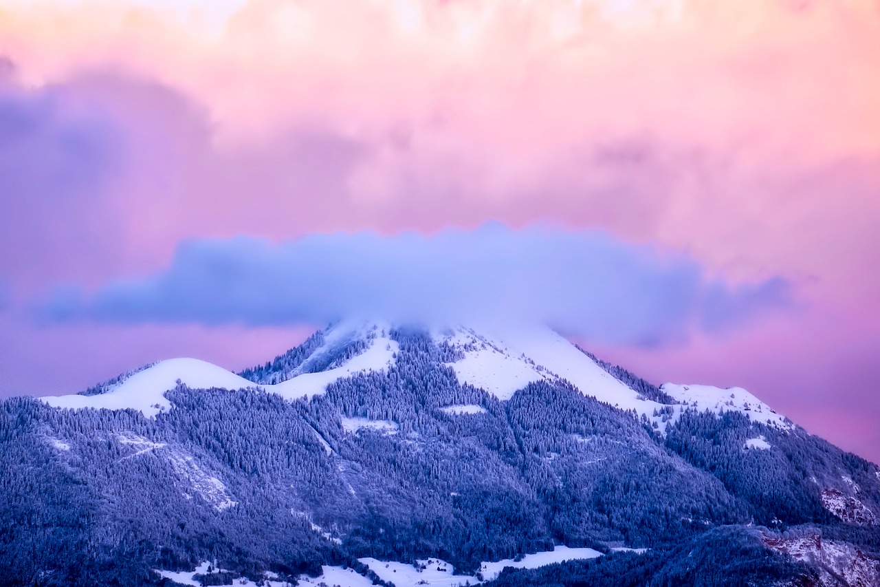 Image - france mountains landscape winter
