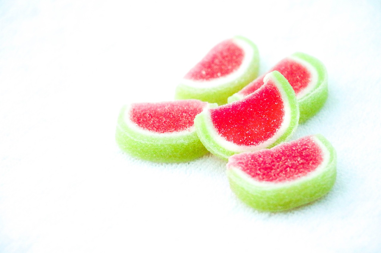 Image - jelly watermelon delicious sweet