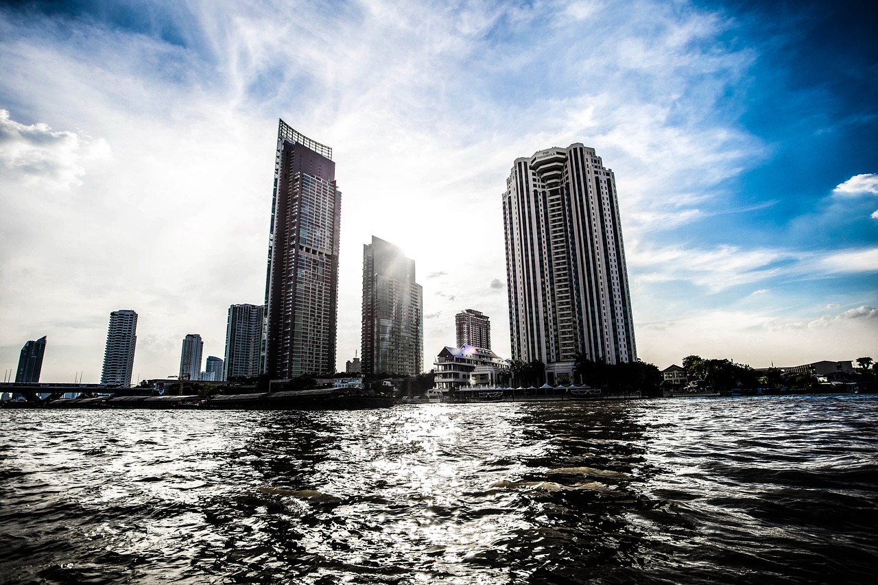 Image - city river thailand