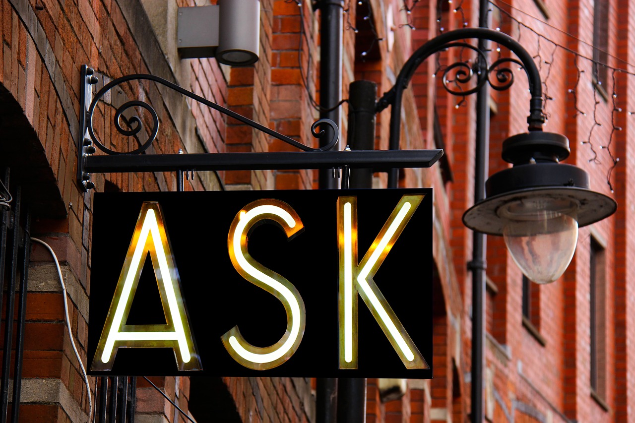 Image - ask sign design creative