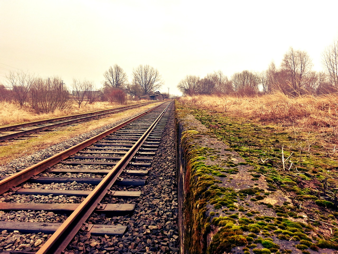 Image - rail railway train tracks