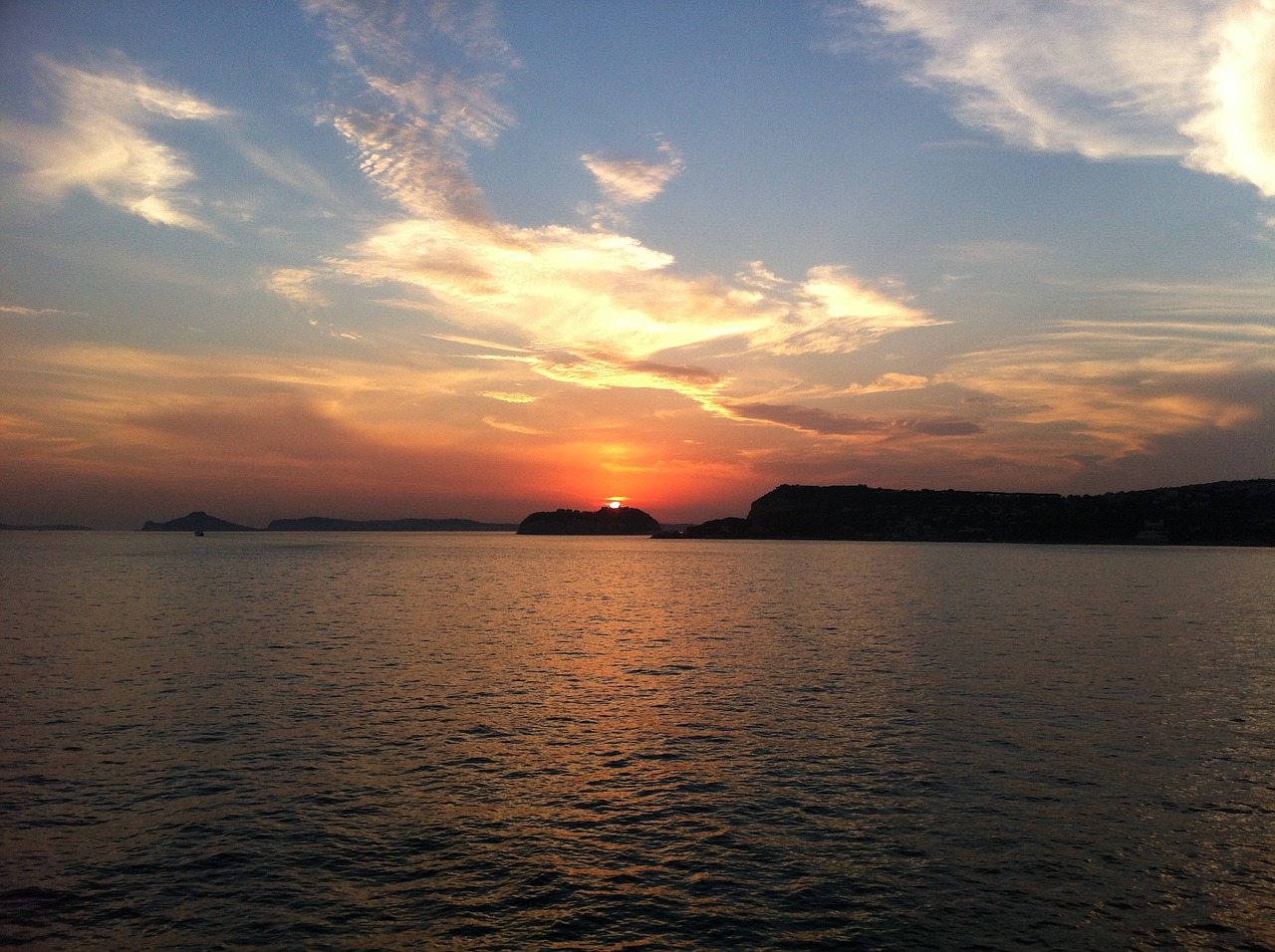 Image - sunset portugal beach albufeira