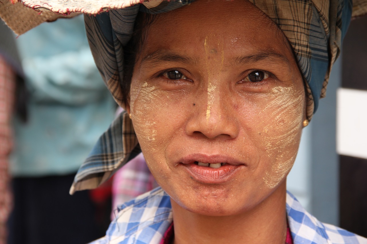 Image - myanmar burma woman portrait