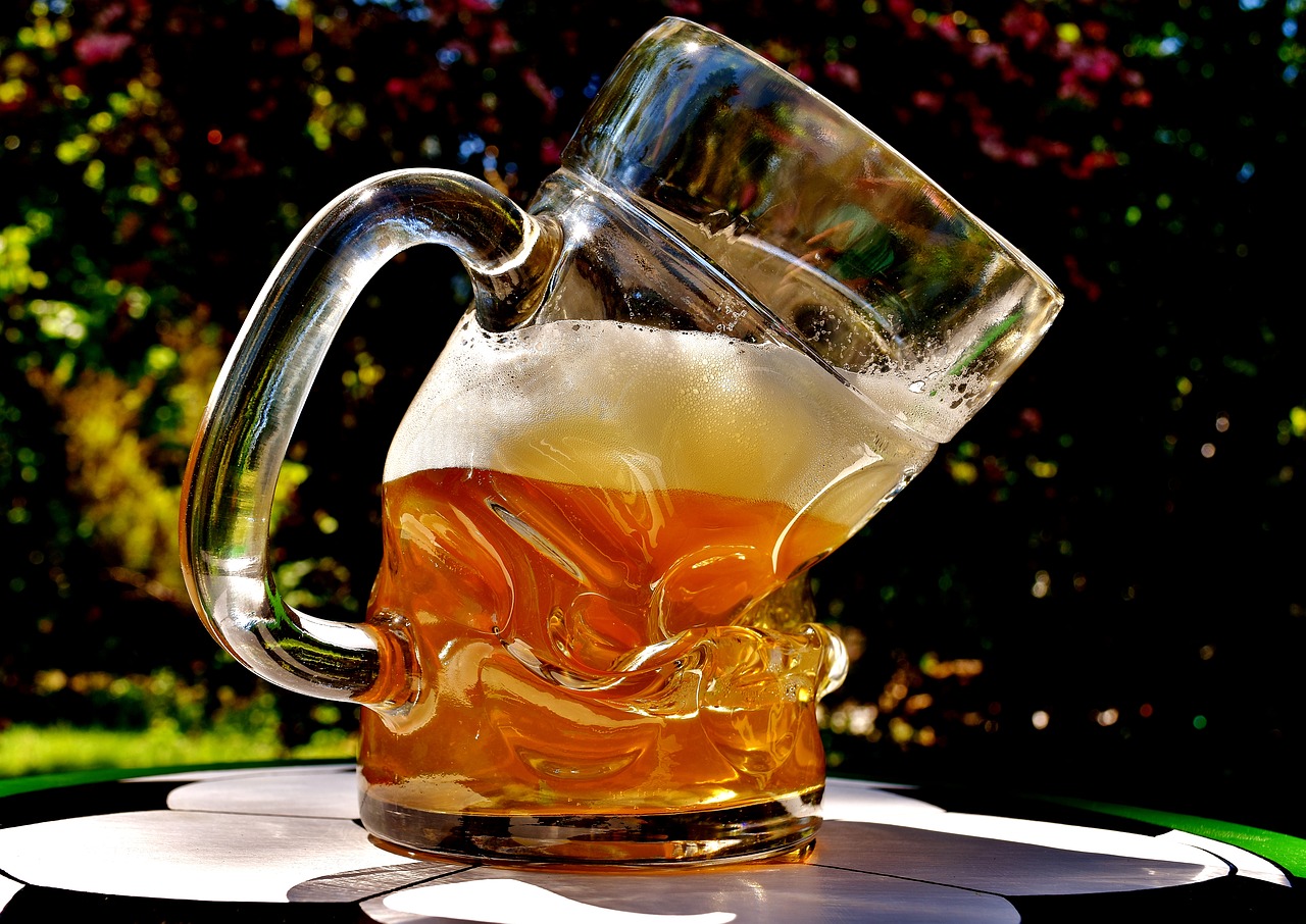 Image - beer beer glass deformed bent