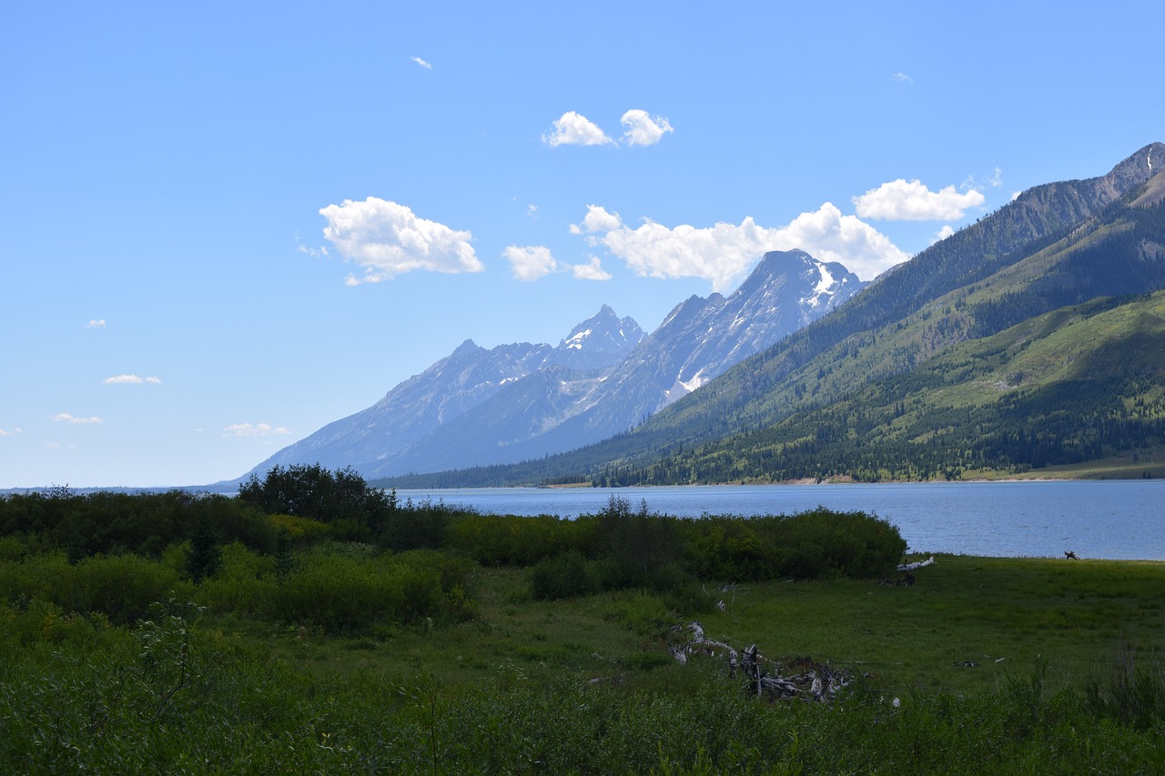 Image - tetons mountain peaks mountains