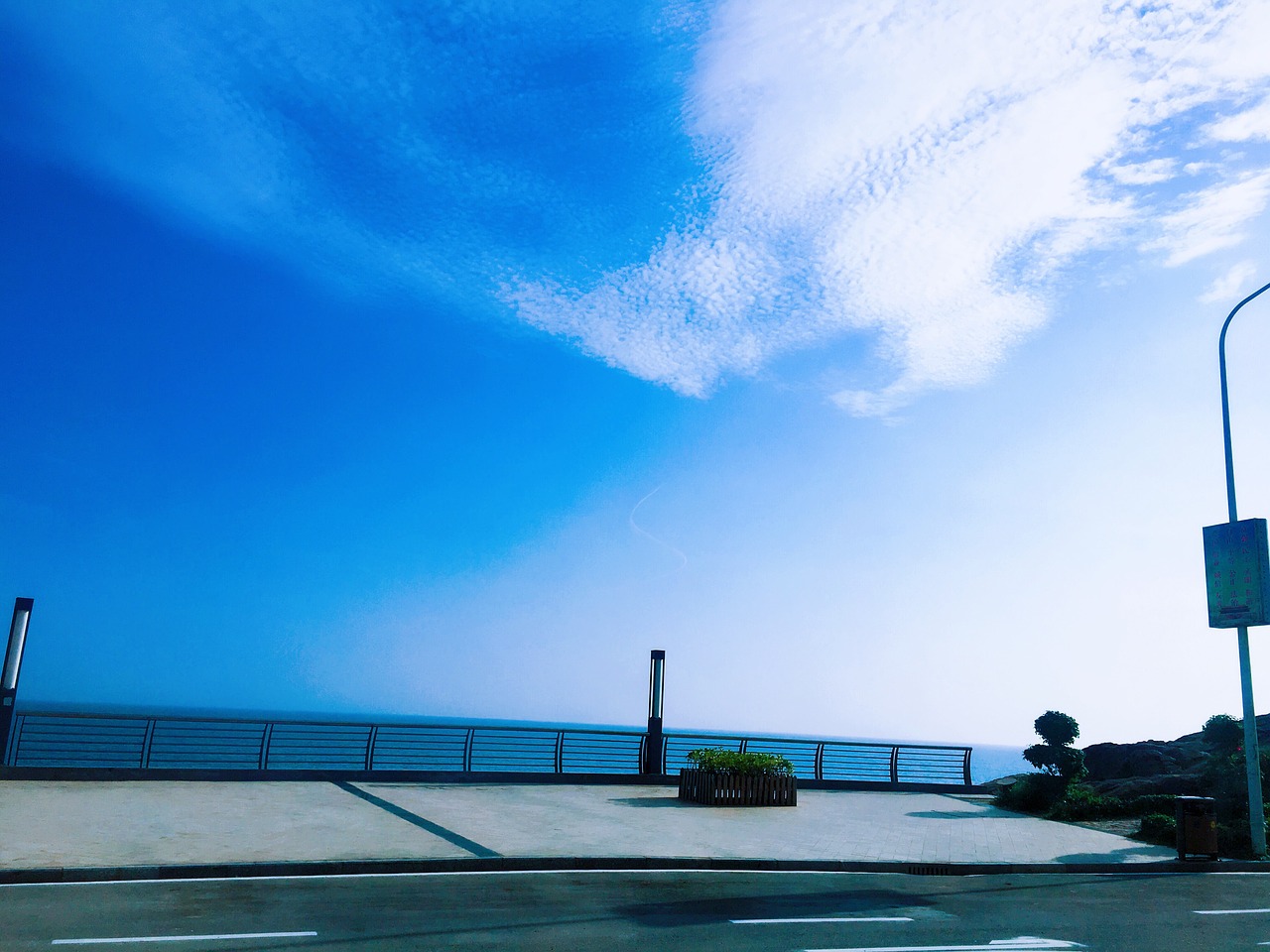 Image - china green o bay blue sky