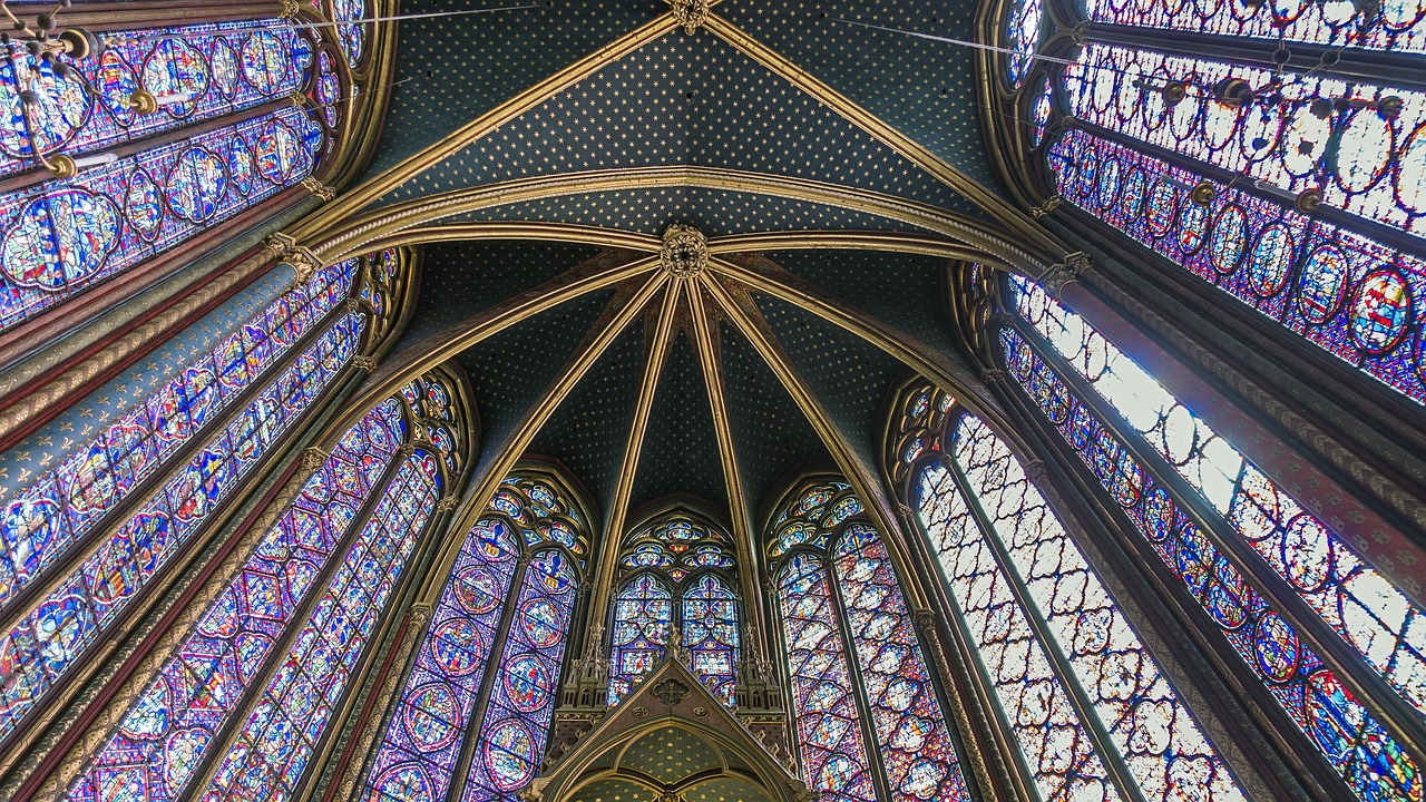 Image - stained glass architecture monuments