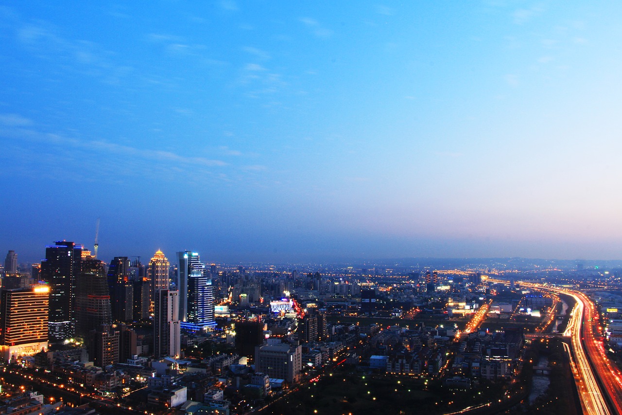 Image - metropolitan taichung city dusk