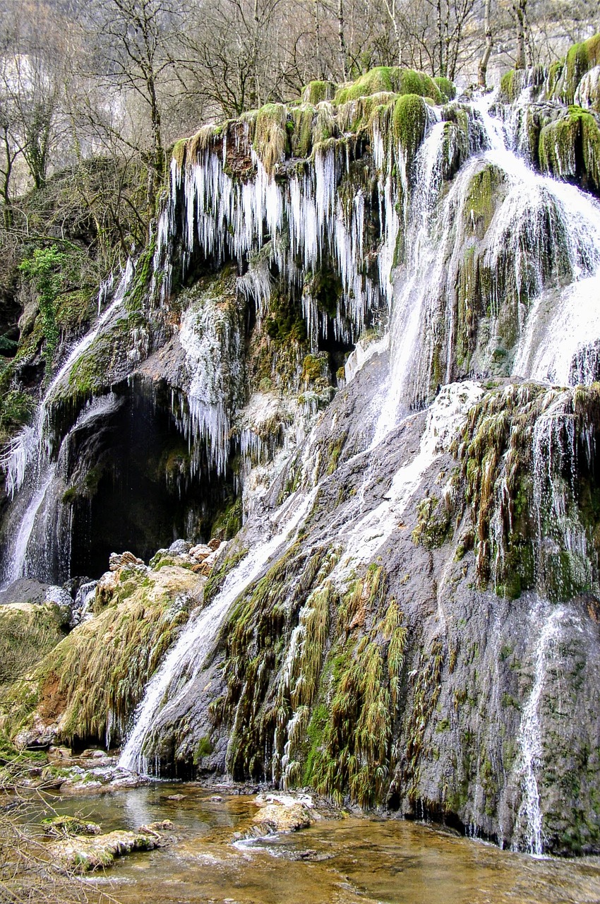 Image - cascade ice cold winter landscape