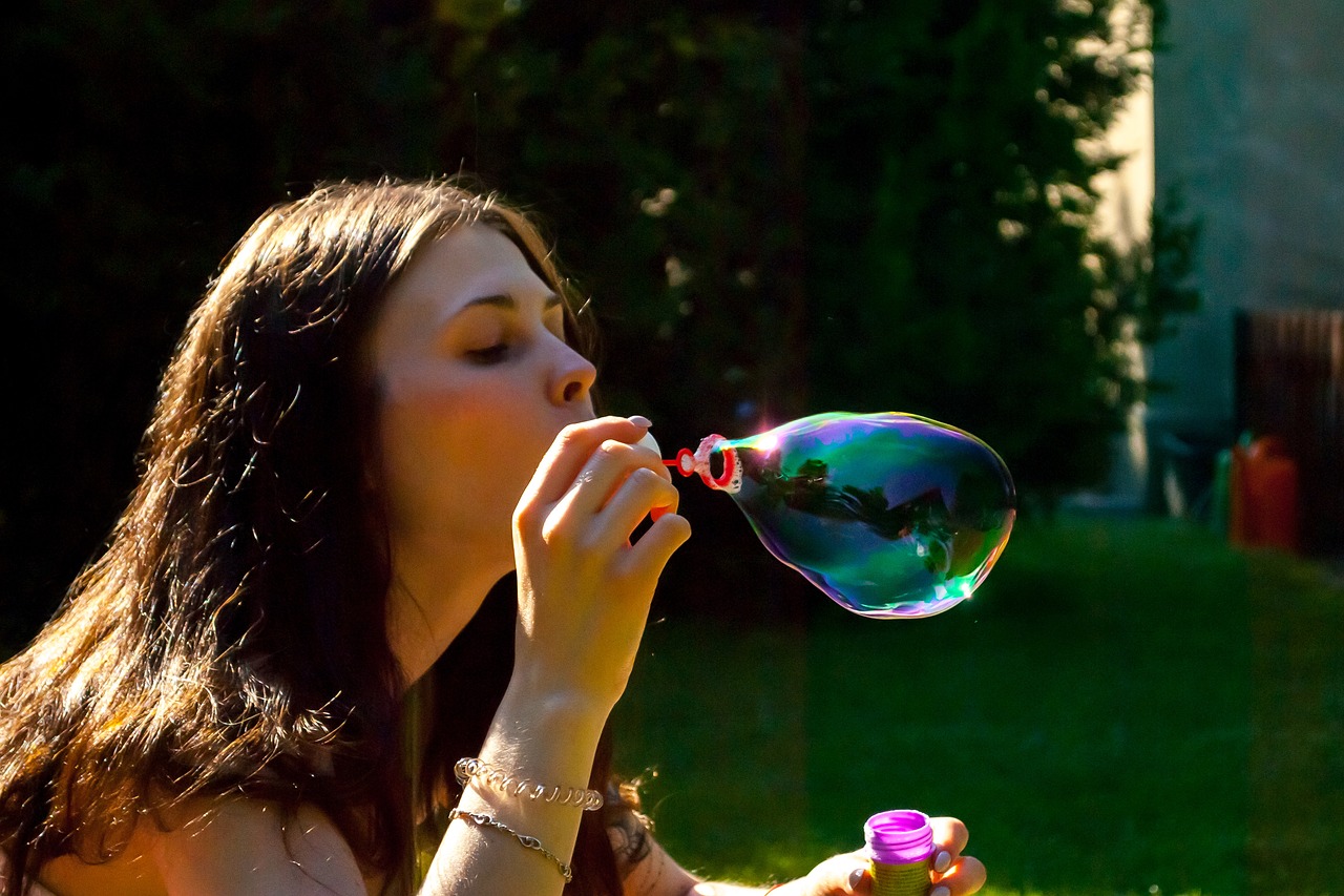 Image - blowing soap bubbles bubbles fun