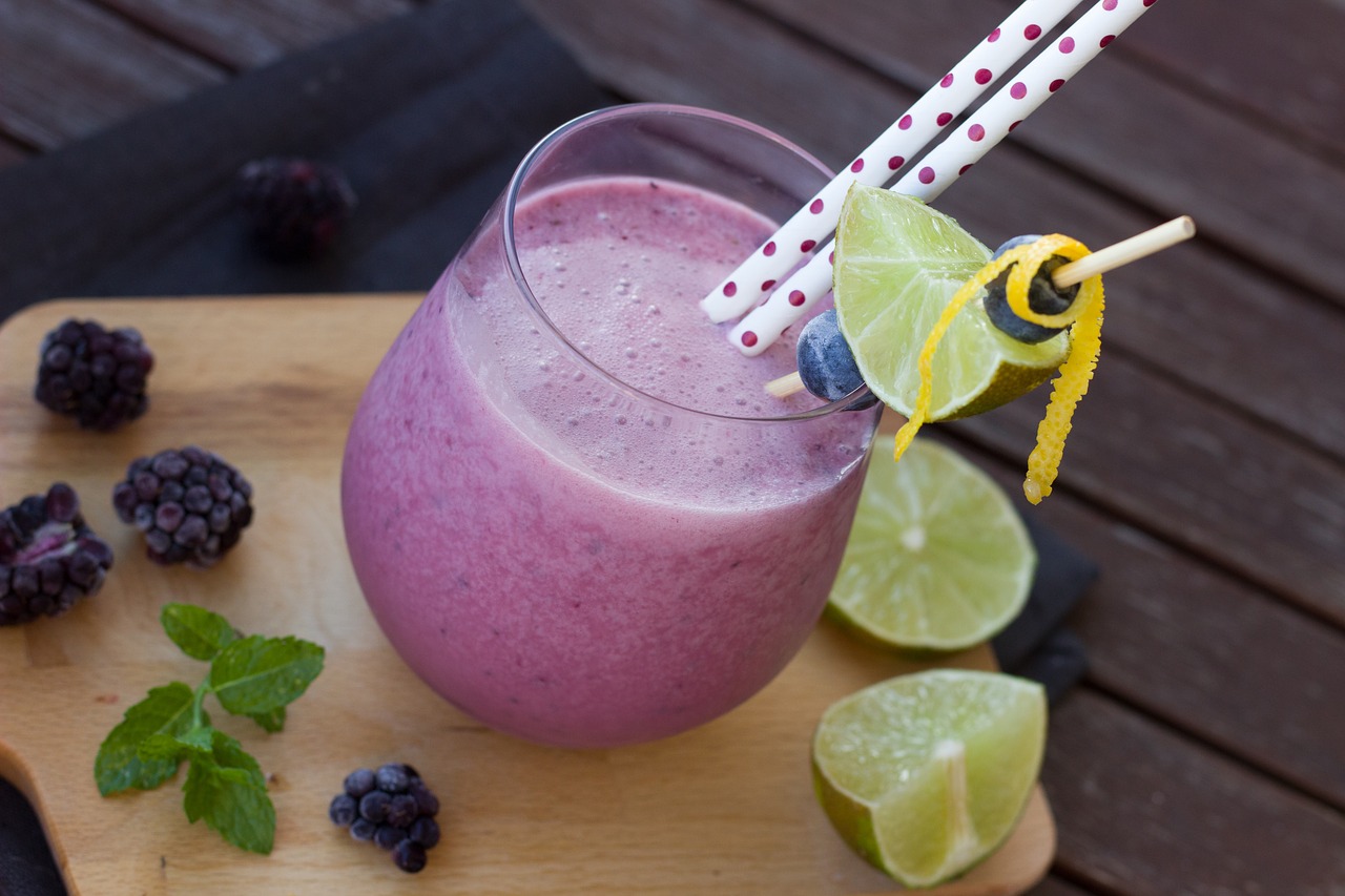 Image - drink fruity fruit yogurt shake