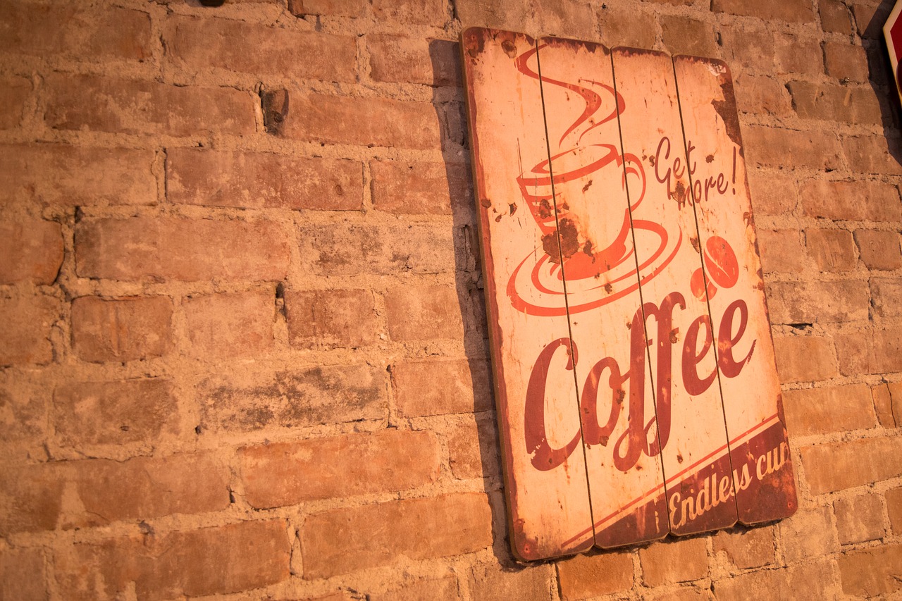 Image - wall coffee restaurant brick