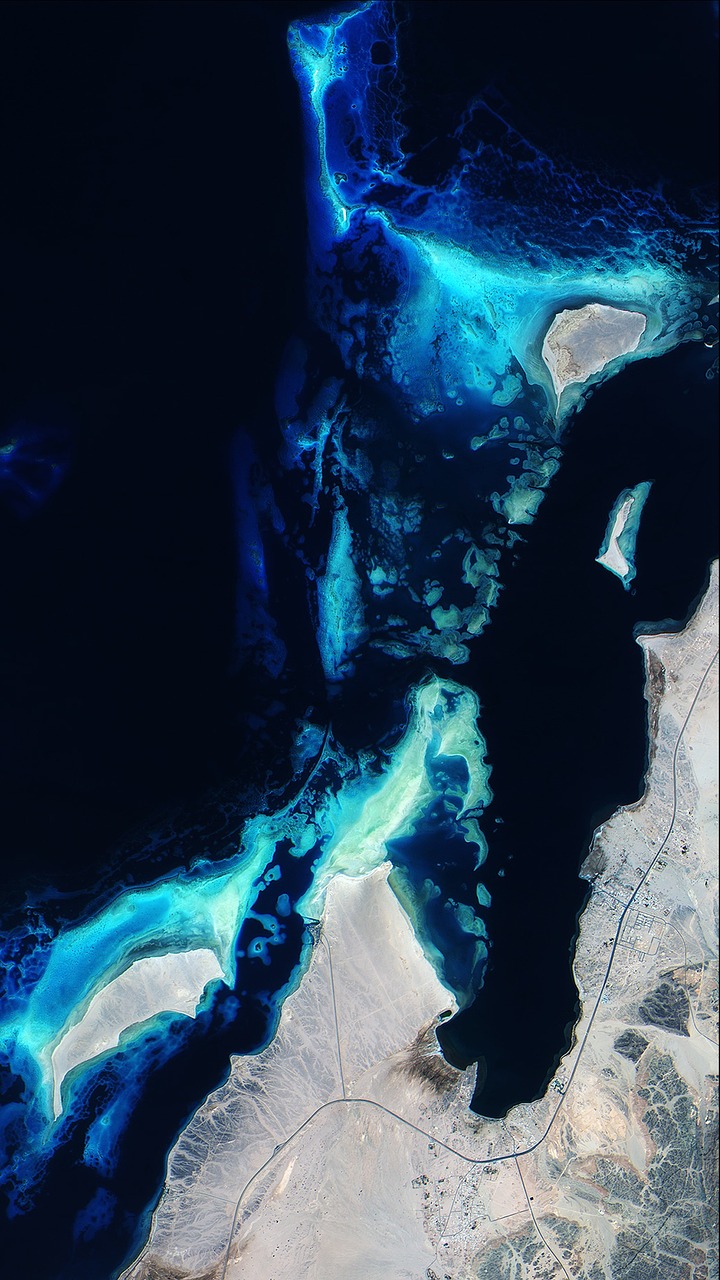 Image - the scenery sea satellite