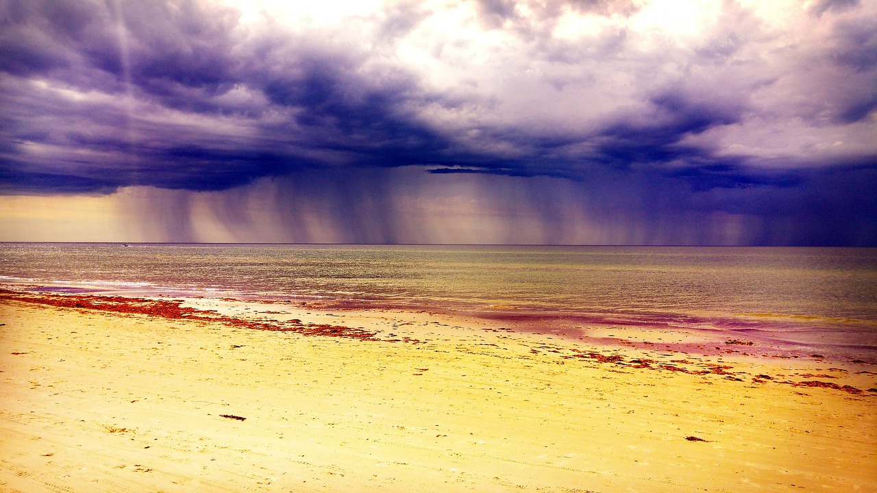 Image - water sea denmark rain clouds