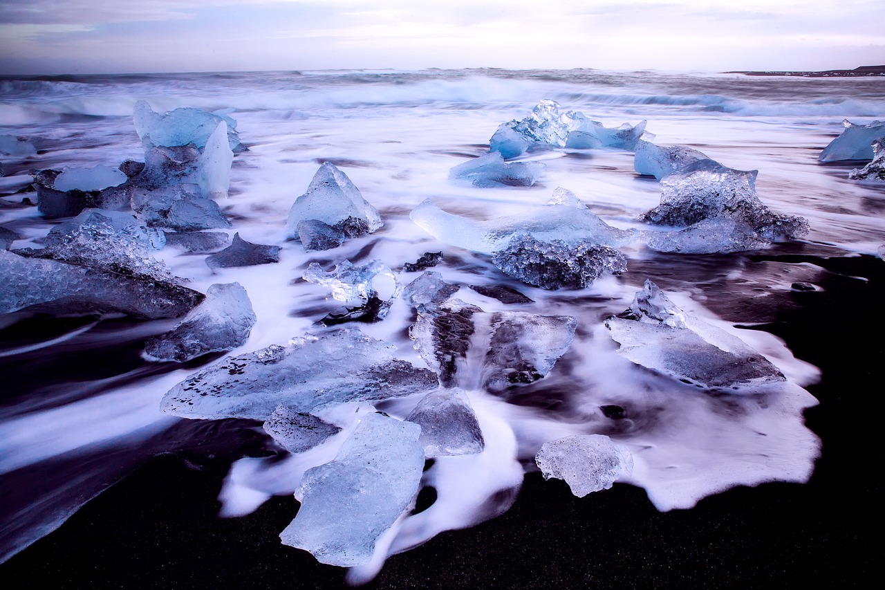 Image - iceland ice frozen sea ocean