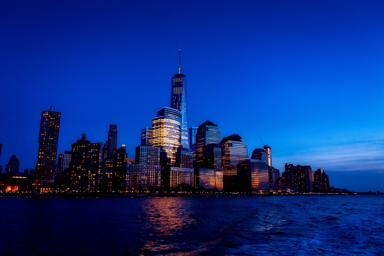 Image - new york city urban sunset dusk