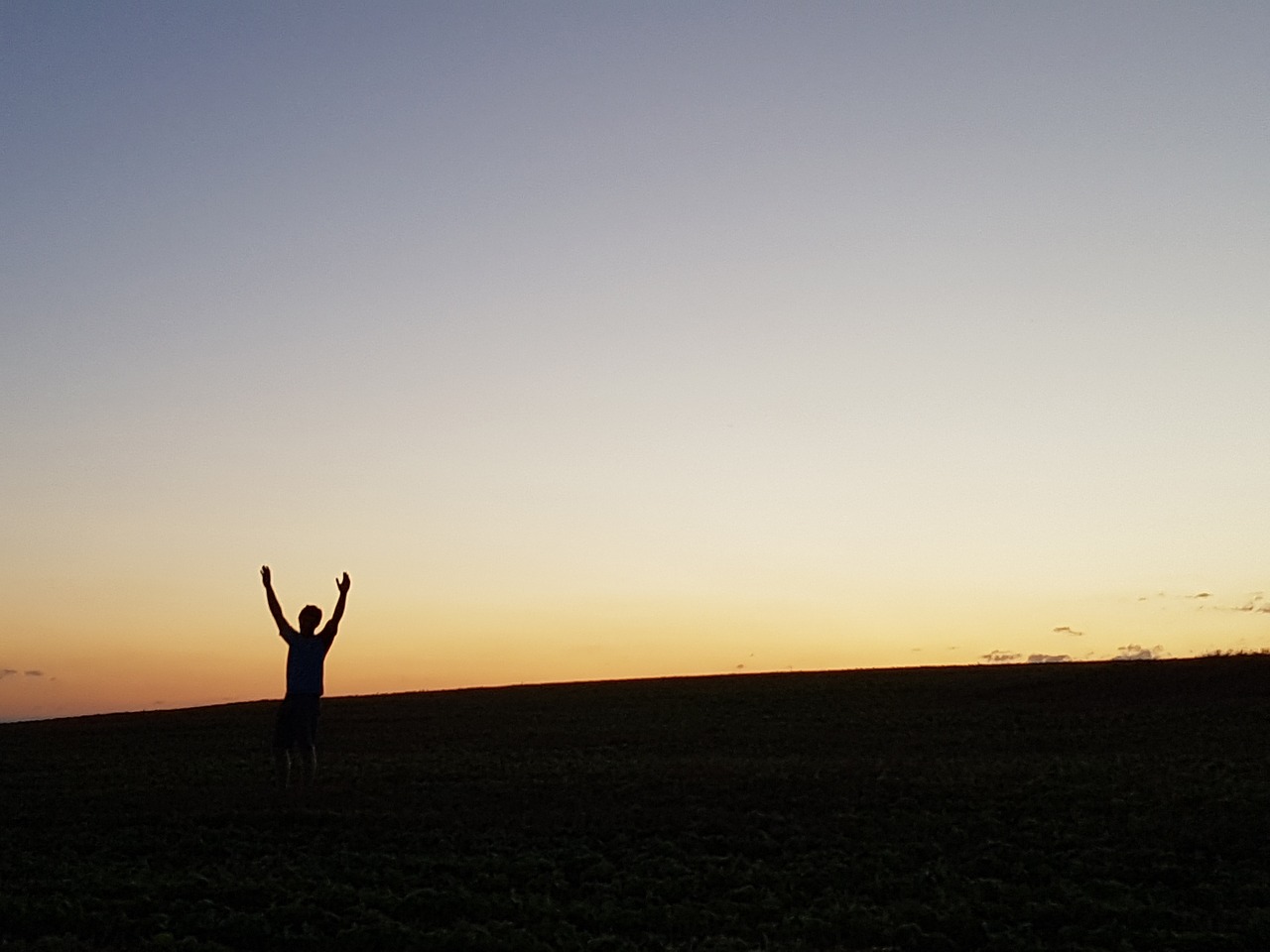 Image - solo sunset sky young peaceful