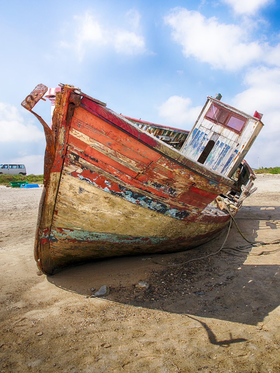 Image - boat portbail france wreck ship