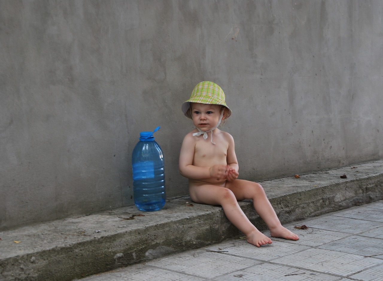 Image - boy water sitting summer