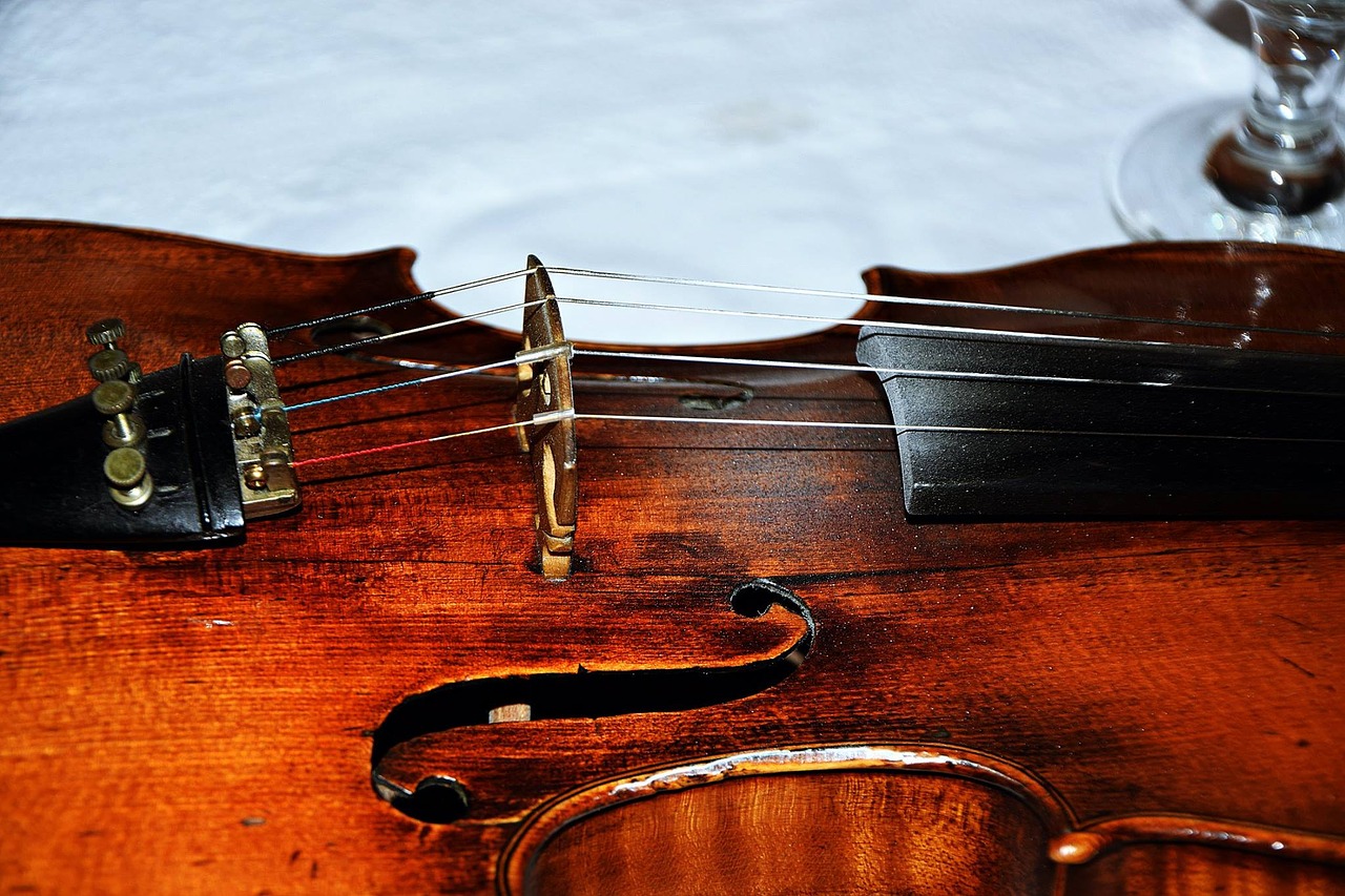 Image - old violin string violin