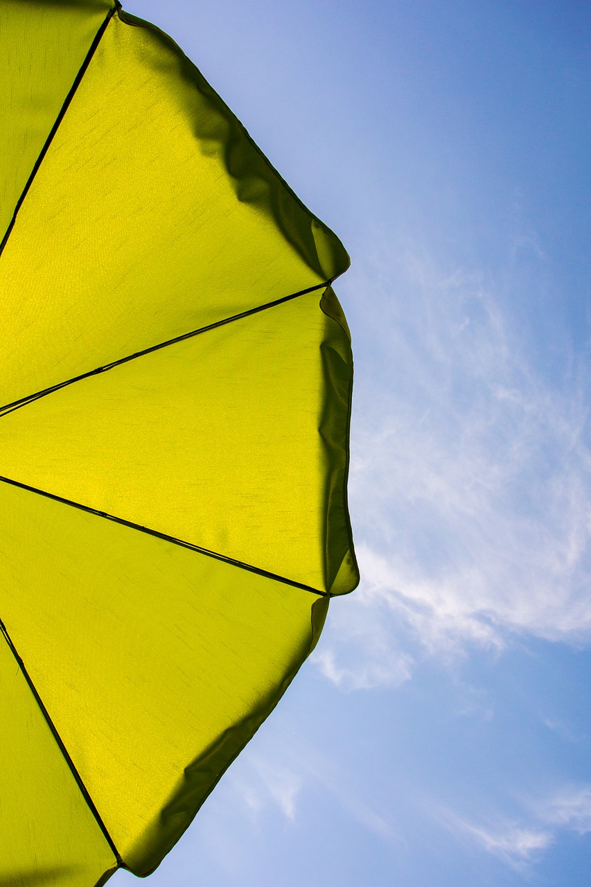 Image - parasol sun protection blue sky