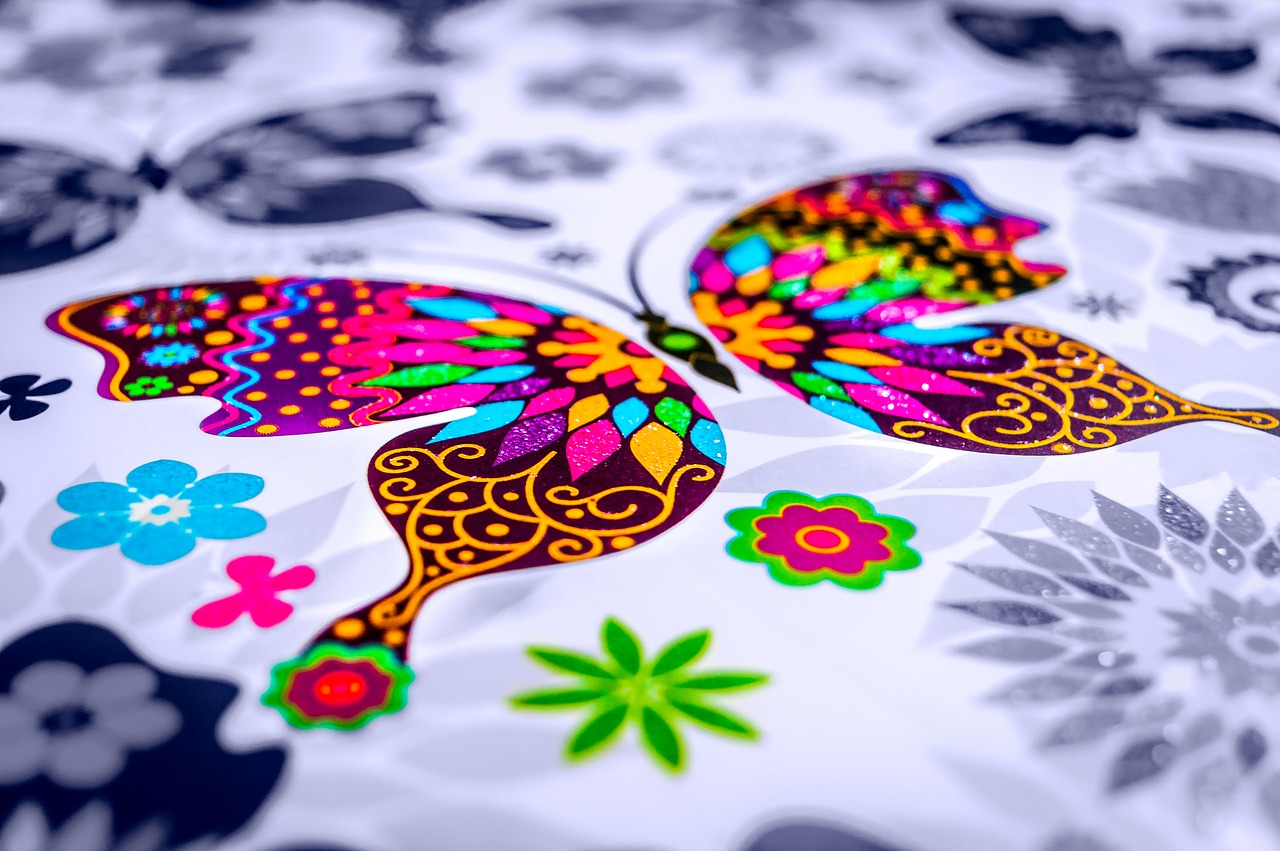 Image - butterfly paint color watercolor