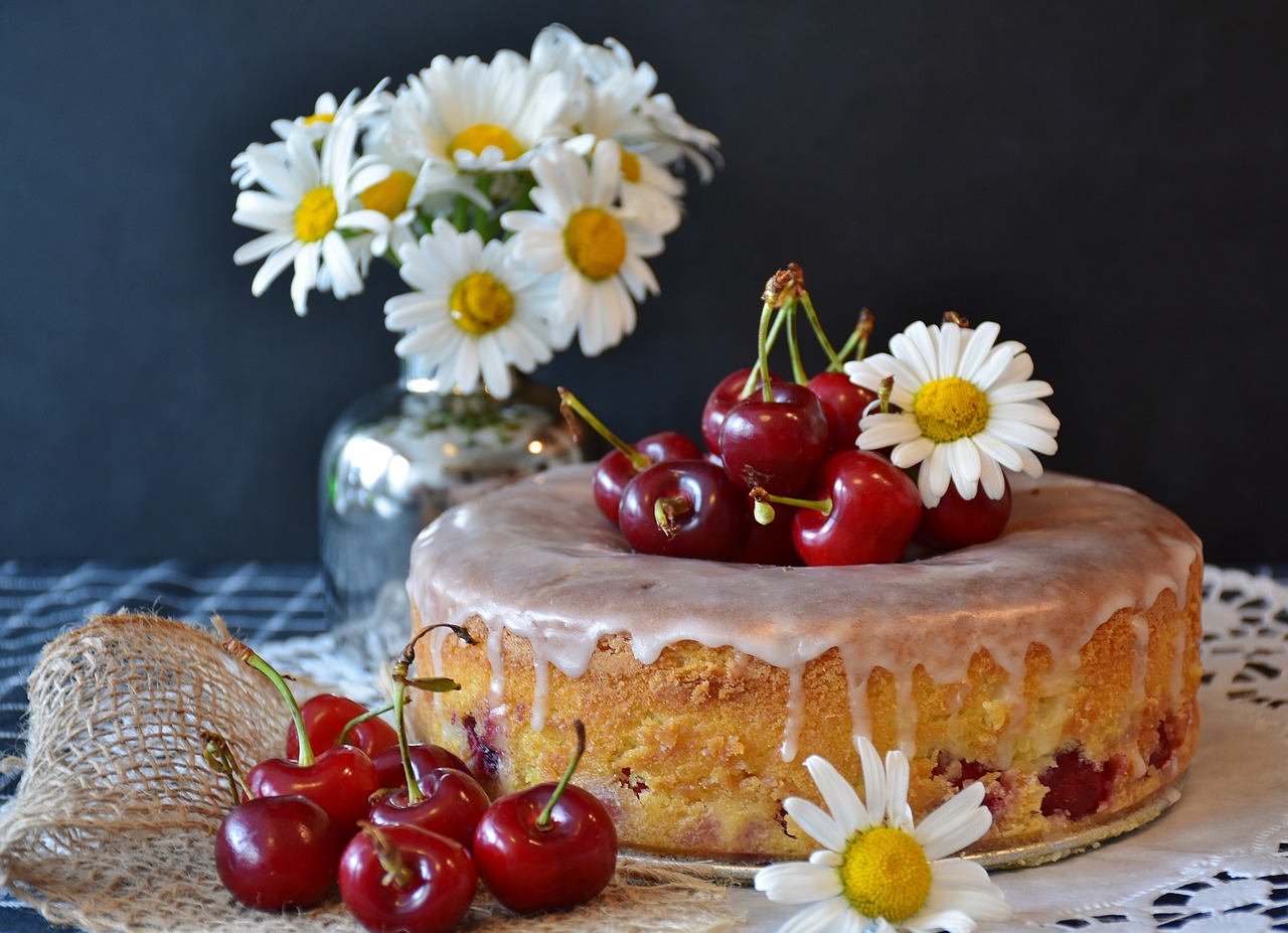 Image - cherry pie cake cherries bake